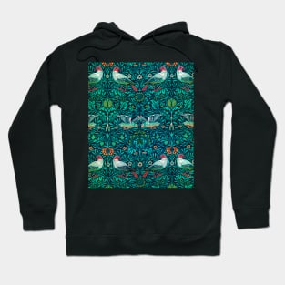 Birds Pattern Hoodie